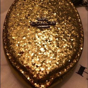 Coach lemon coin purse / bag charm